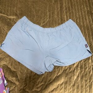 Patagonia Women’s Barely Baggies 2.5” Light Blue Athletic Shorts